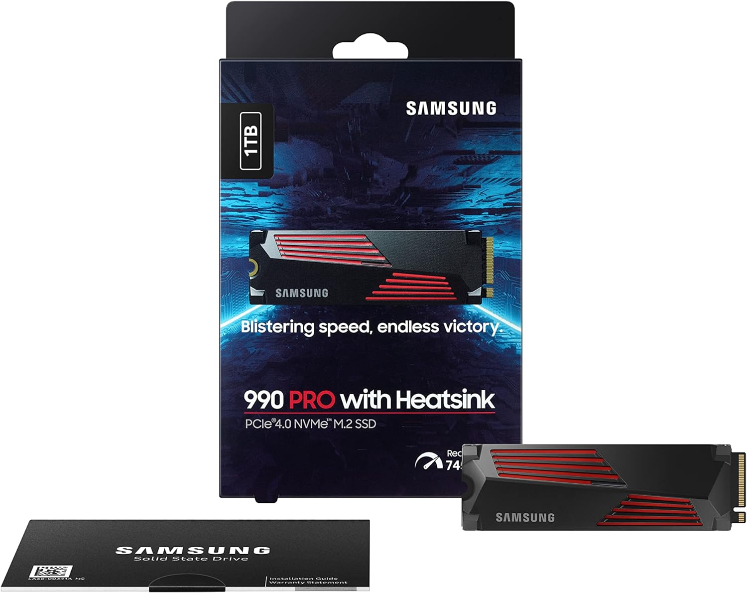 SAMSUNG 990 PRO WITH HEATSINK 1TB PCIE 4.0 NVME M.2 SSD SAMSUNG 990 PRO WITH HEATSINK 1TB PCIE 4.0 NVME M.2 SSD
